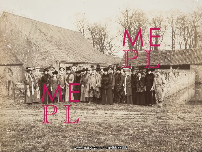 : Royal shooting party, Sandringham, 1910 : Royal shooting party, Sandringham, 1910