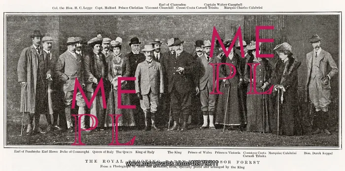  : Royal shooting party in Windsor Forest 1903