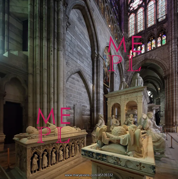 : Royal tombs, Basilique Saint-Denis, Saint-Denis, France : Royal tombs, Basilique Saint-Denis, Saint-Denis, France