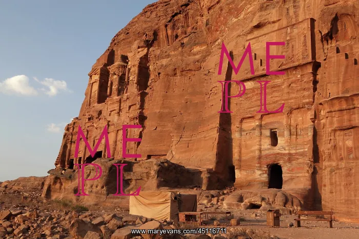 : Royal tombs, Petra, Jordan : Royal tombs, Petra, Jordan