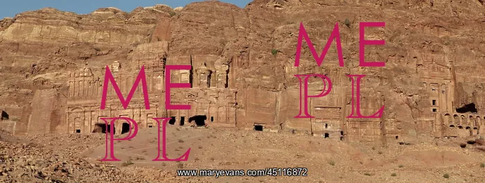 : Royal tombs, Petra, Jordan : Royal tombs, Petra, Jordan
