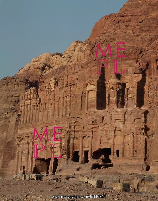 : Royal tombs, Petra, Jordan : Royal tombs, Petra, Jordan