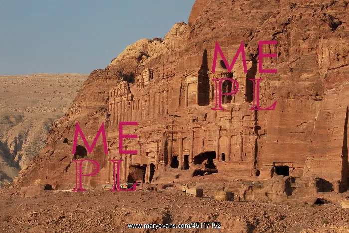 : Royal tombs, Petra, Jordan : Royal tombs, Petra, Jordan