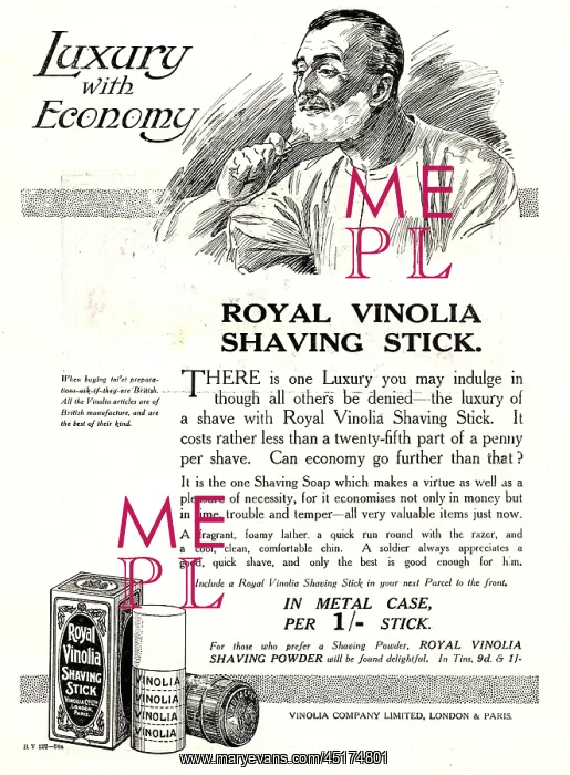 : Royal Vinolia Advertisement : Royal Vinolia Advertisement