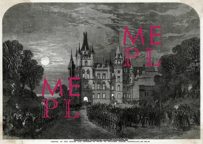 : Royal visit to Dunrobin Castle 1866 : Royal visit to Dunrobin Castle 1866