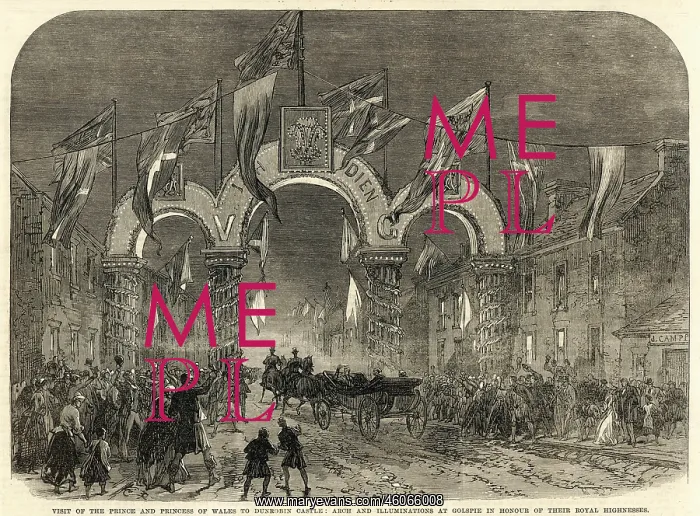 : Royal visit to Dunrobin Castle 1866 : Royal visit to Dunrobin Castle 1866