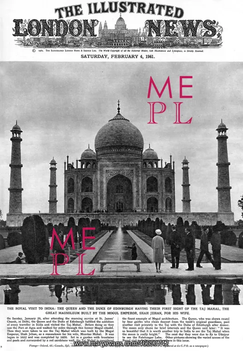 : The royal visit to India : The royal visit to India