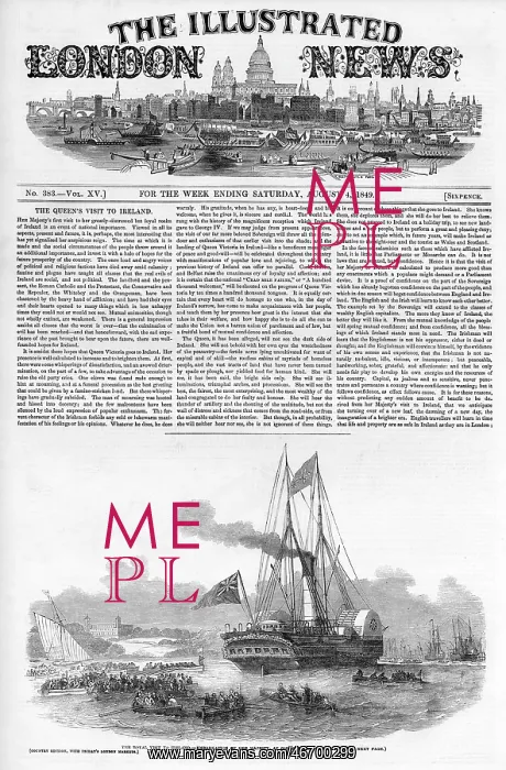 : Royal visit to Ireland, 1849 : Royal visit to Ireland, 1849