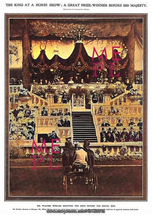 : Royal visit to the Olympia Horse Show, 1908 : Royal visit to the Olympia Horse Show, 1908