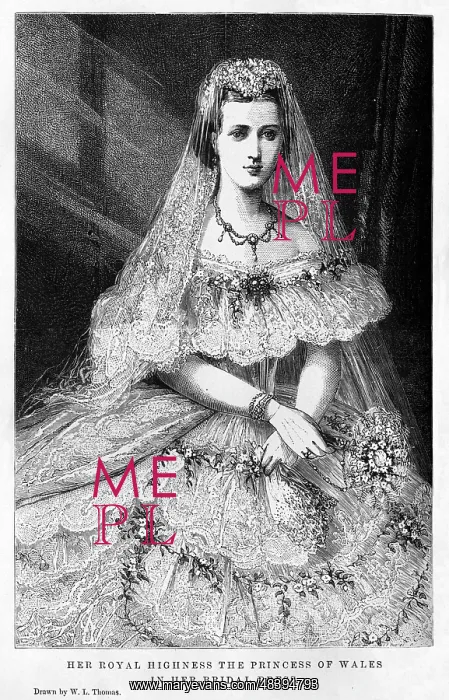 : Royal wedding 1863 - Princess Alexandra : Royal wedding 1863 - Princess Alexandra