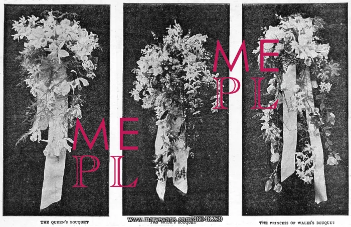 : Royal wedding 1893 - the wedding bouquets : Royal wedding 1893 - the wedding bouquets