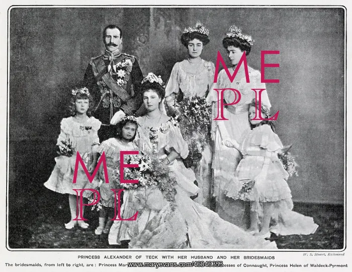 : Royal Wedding 1904 - wedding group : Royal Wedding 1904 - wedding group