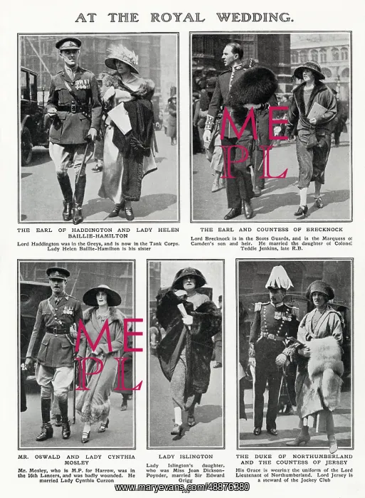 : Royal Wedding 1923 - guests : Royal Wedding 1923 - guests