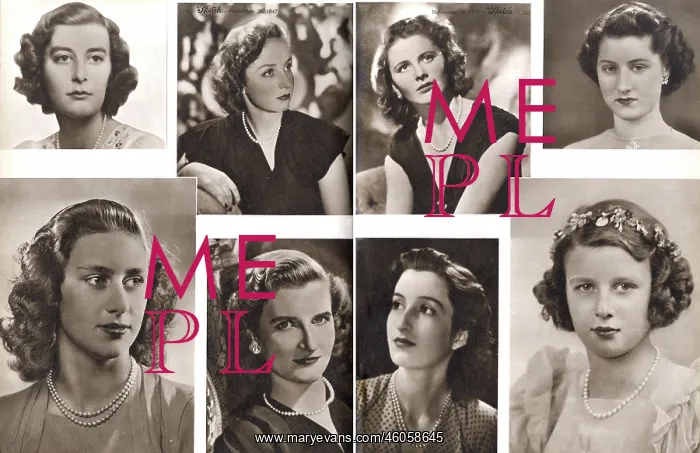 : Royal Wedding 1947 - bridesmaids : Royal Wedding 1947 - bridesmaids