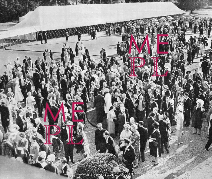 : Royal Wedding 1961 - reception at Hovingham Hall : Royal Wedding 1961 - reception at Hovingham Hall