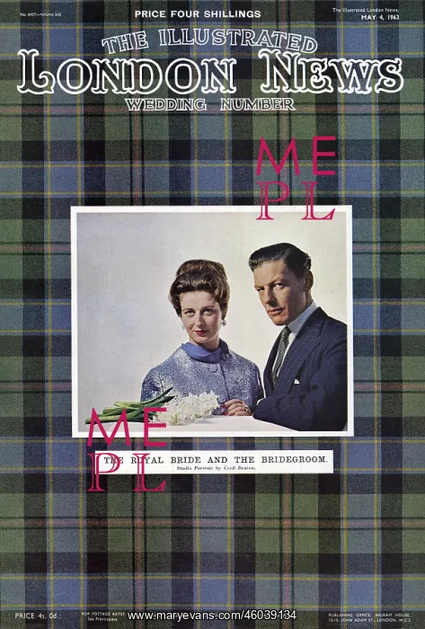 : Royal Wedding 1963 - ILN front cover : Royal Wedding 1963 - ILN front cover