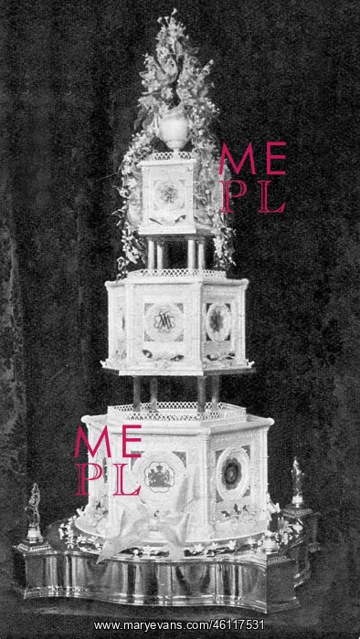 : Royal wedding cake for Princess Margaret : Royal wedding cake for Princess Margaret
