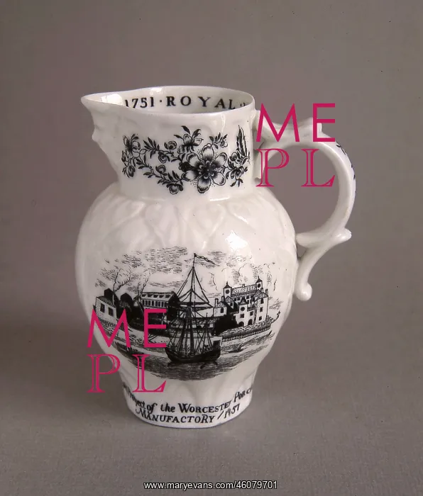 : Royal Worcester china jug, UK : Royal Worcester china jug, UK