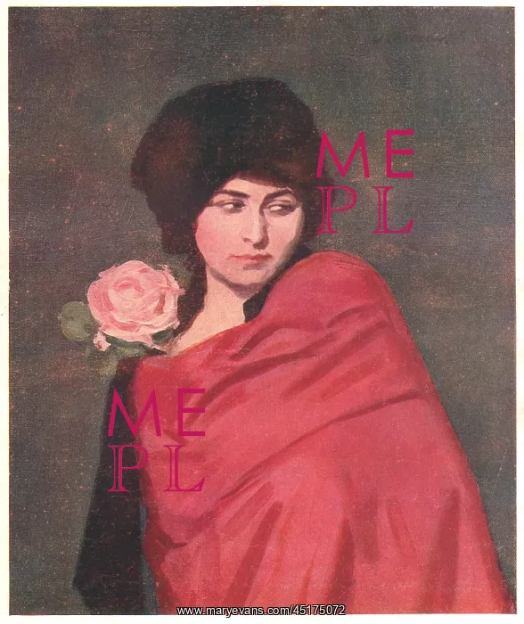 : Rozinka. A portrait painting of a sly looking woman : Rozinka. A portrait painting of a sly looking woman