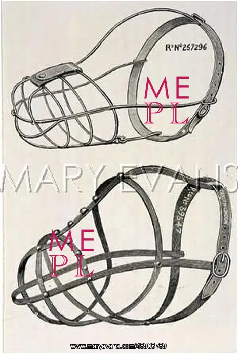 : TWO RSPCA-BACKED MUZZLES : TWO RSPCA-BACKED MUZZLES