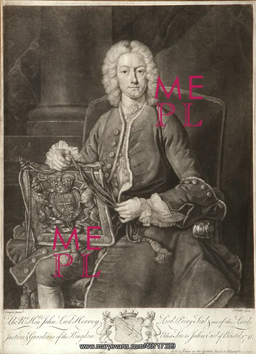: Rt Hon John Lord Hervey of Ickworth : Rt Hon John Lord Hervey of Ickworth