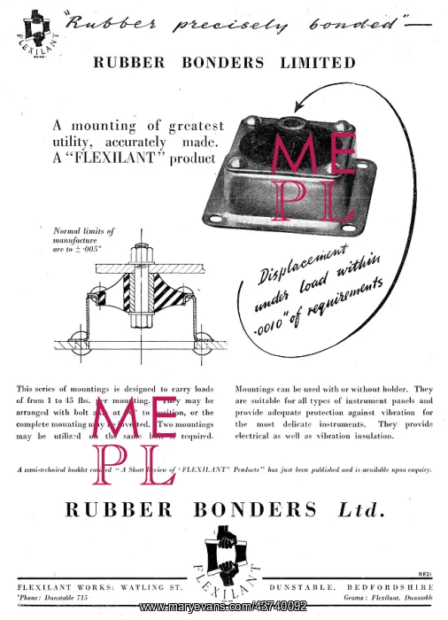 : Rubber Bonders. Dunstable. Flexilant : Rubber Bonders. Dunstable. Flexilant