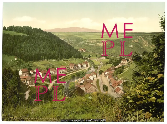 : Rubeland with the Brockekn, Hartz, Germany : Rubeland with the Brockekn, Hartz, Germany