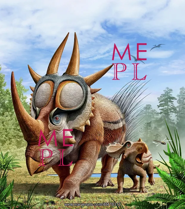  : A Rubeosaurus and his offspring
