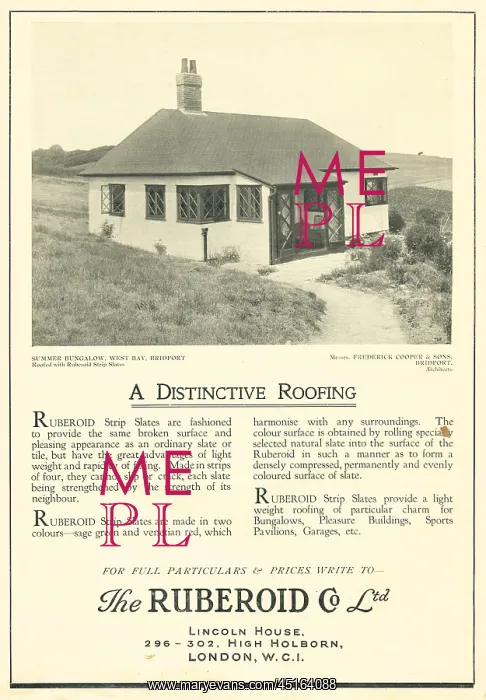 : The Ruberoid Co Advertisement : The Ruberoid Co Advertisement