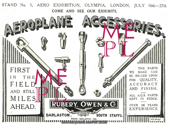 : Rubery Owen Aeroplane Accessories : Rubery Owen Aeroplane Accessories