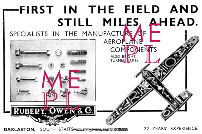 : Rubery Owen AGS & Components 1931 : Rubery Owen AGS & Components 1931