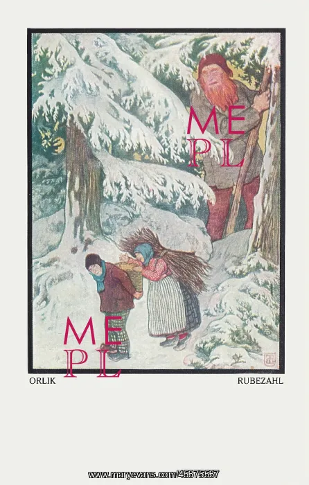 : Rubezahl. Artist's interpretation of a scene from Rubezahl, a traditional tale : Rubezahl. Artist's interpretation of a scene from Rubezahl, a traditional tale