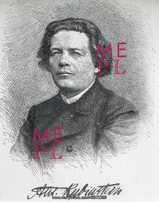: RUBINSTEIN, Anton Grigoryevich (1829-1894). Russian : RUBINSTEIN, Anton Grigoryevich (1829-1894). Russian