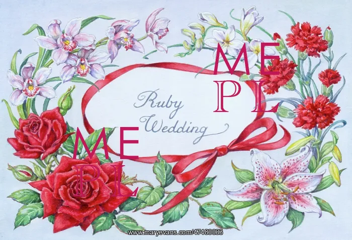 : Ruby Wedding ' Orchids, Red Roses, Freesias : Ruby Wedding ' Orchids, Red Roses, Freesias