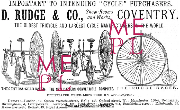 : Rudge's cycles : Rudge's cycles