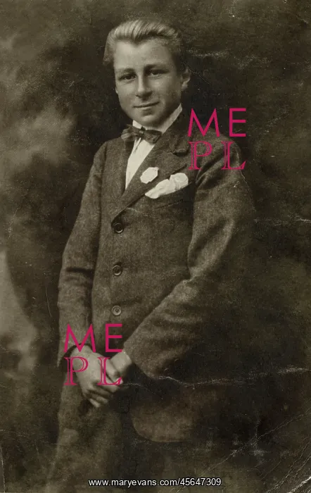 : Rudi Schneider, aged 14 : Rudi Schneider, aged 14
