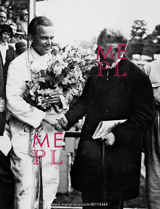 : Rudolf Caracciola and William Thomas Cosgrave : Rudolf Caracciola and William Thomas Cosgrave