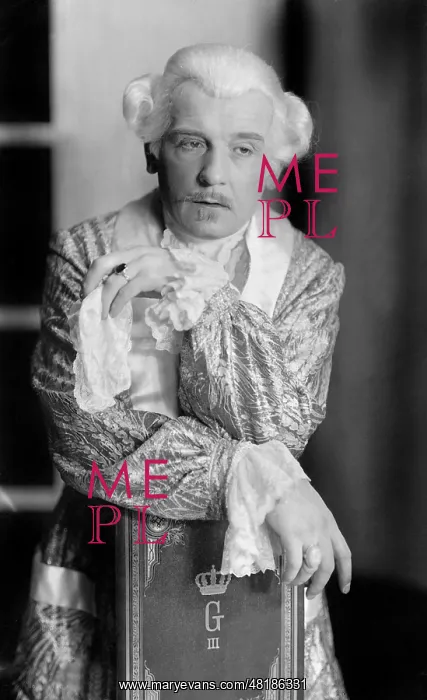 : Rudolf Forster in Gustav III, 1928 : Rudolf Forster in Gustav III, 1928