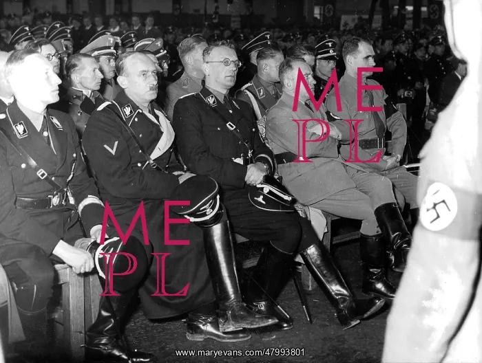 : Rudolf Hess and others at rally in Vienna, Austria : Rudolf Hess and others at rally in Vienna, Austria