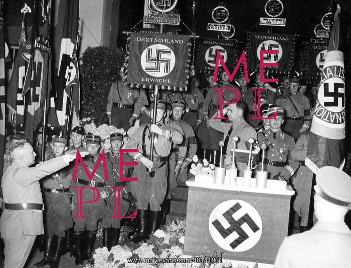 : Rudolf Hess and Robert Ley, 1937 : Rudolf Hess and Robert Ley, 1937