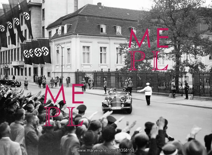 : Rudolf Hess on the way to the Olympic Games, 1936 : Rudolf Hess on the way to the Olympic Games, 1936