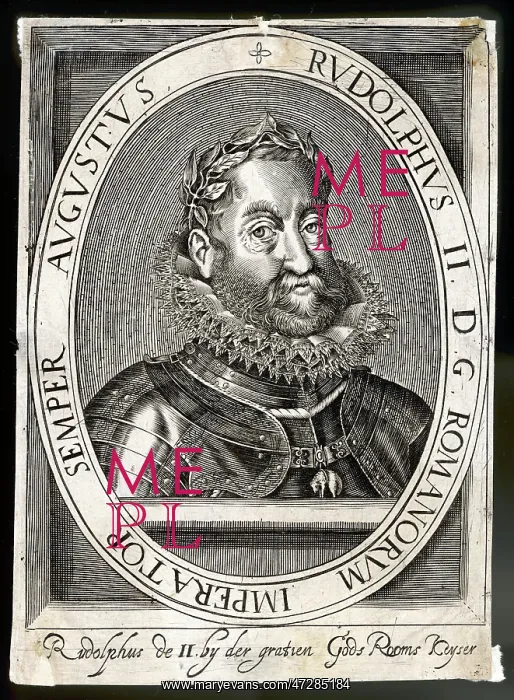  : RUDOLF II. EMPEROR RUDOLF II (1552 - 1612), Holy Roman Emperor 