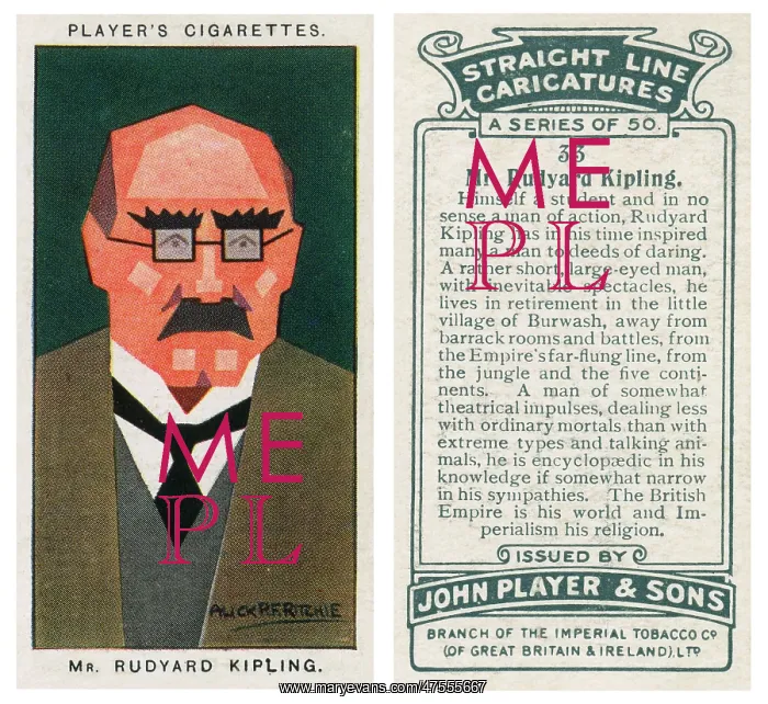 : Rudyard Kipling - English novelist : Rudyard Kipling - English novelist