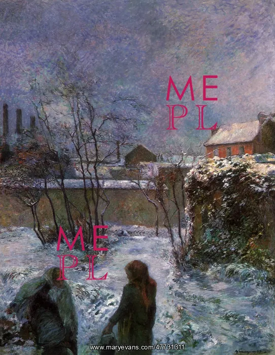  : Rue Carcel in Snow, by Gauguin