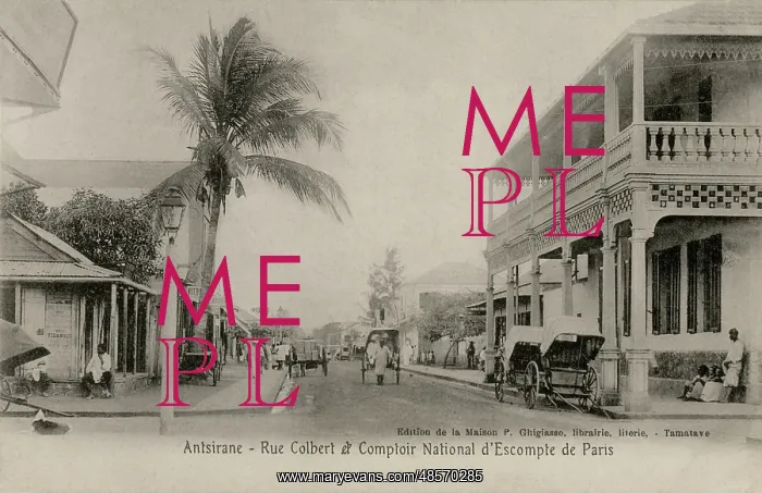 : Rue Colbert in Antsirabe, Madagascar : Rue Colbert in Antsirabe, Madagascar