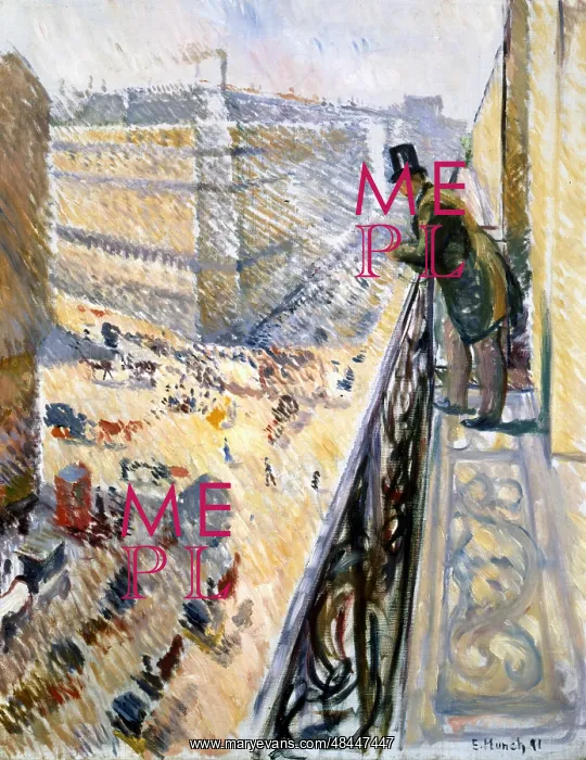 : Rue Lafayette Artist: Edvard Munch : Rue Lafayette Artist: Edvard Munch