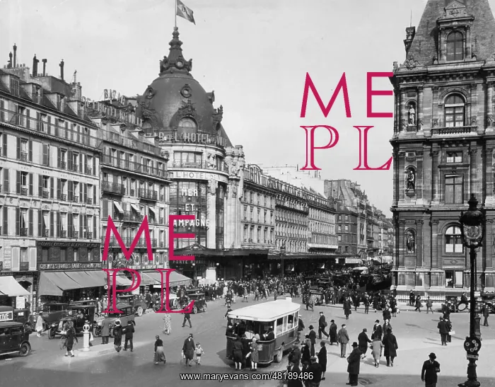 : Rue de Rivoli, 1935 : Rue de Rivoli, 1935
