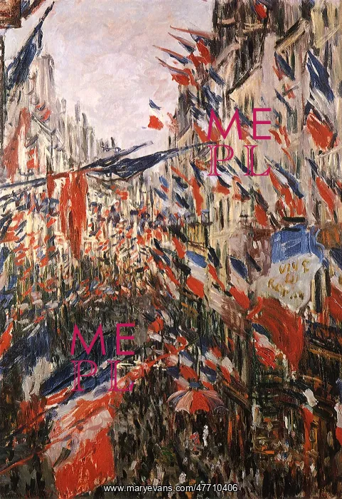  : Rue Saint-Denis Festivities, by Monet