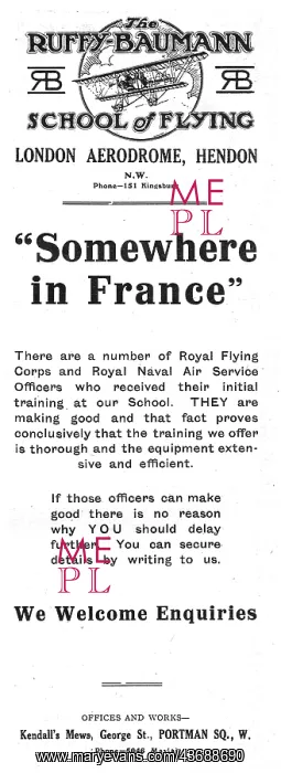 : Ruffy-Baumann School Of Flying Hendon : Ruffy-Baumann School Of Flying Hendon