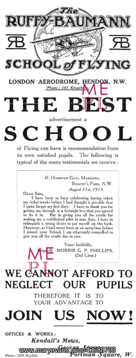 : The Ruffy-Baumann School Of Flying Hendon : The Ruffy-Baumann School Of Flying Hendon